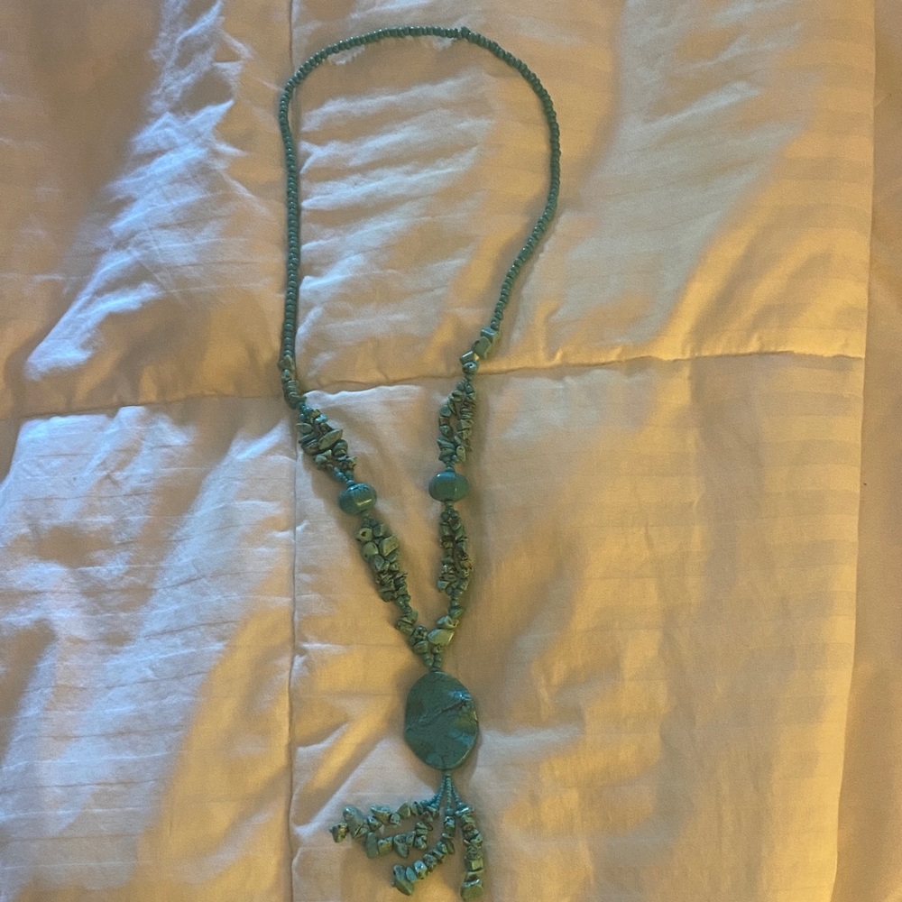 Turquoise Beaded Necklace